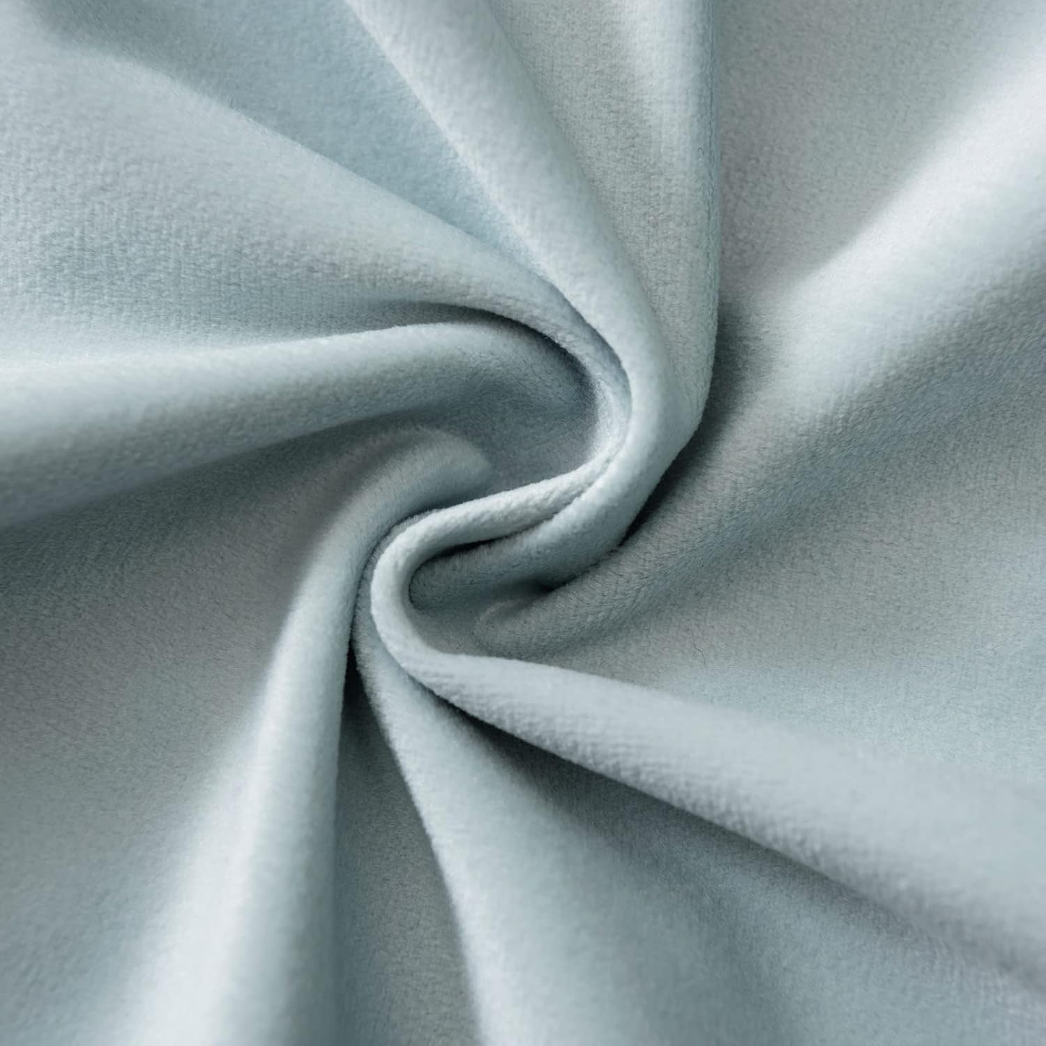 JUSPURBET Powder Blue Velvet Throw Pillow Covers 20x20 inch Set of 2 for Living Room Couch Bedroom Decorative Luxury Soft Cushion Cases with Invisible Zipper - Image 6