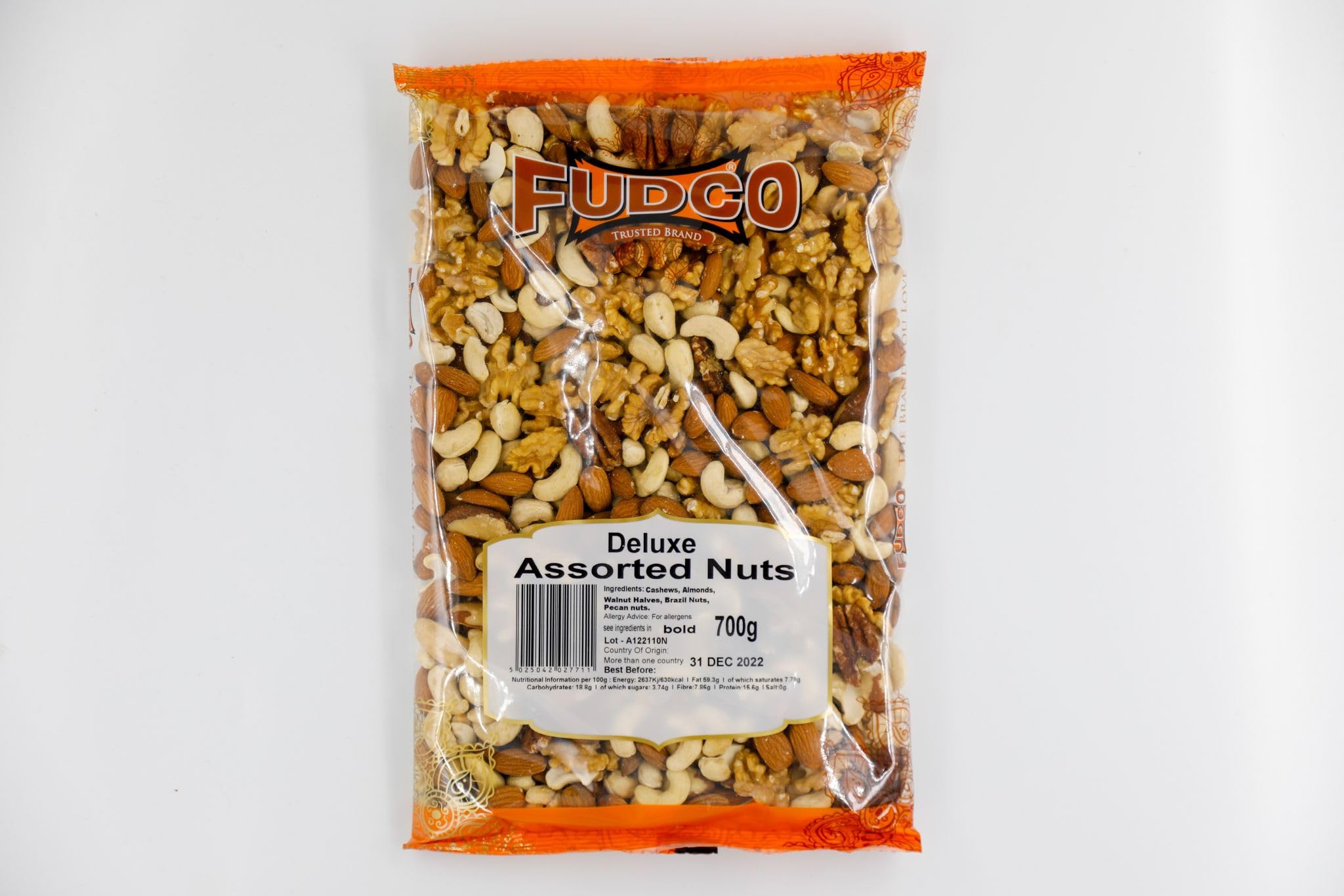 Fudco Nut Mix Assorted | 700G | Mixed Dry Fruits Nuts | Dry Fruits And Nuts | Vegan | Natural Nut | High Protein | High Fibre