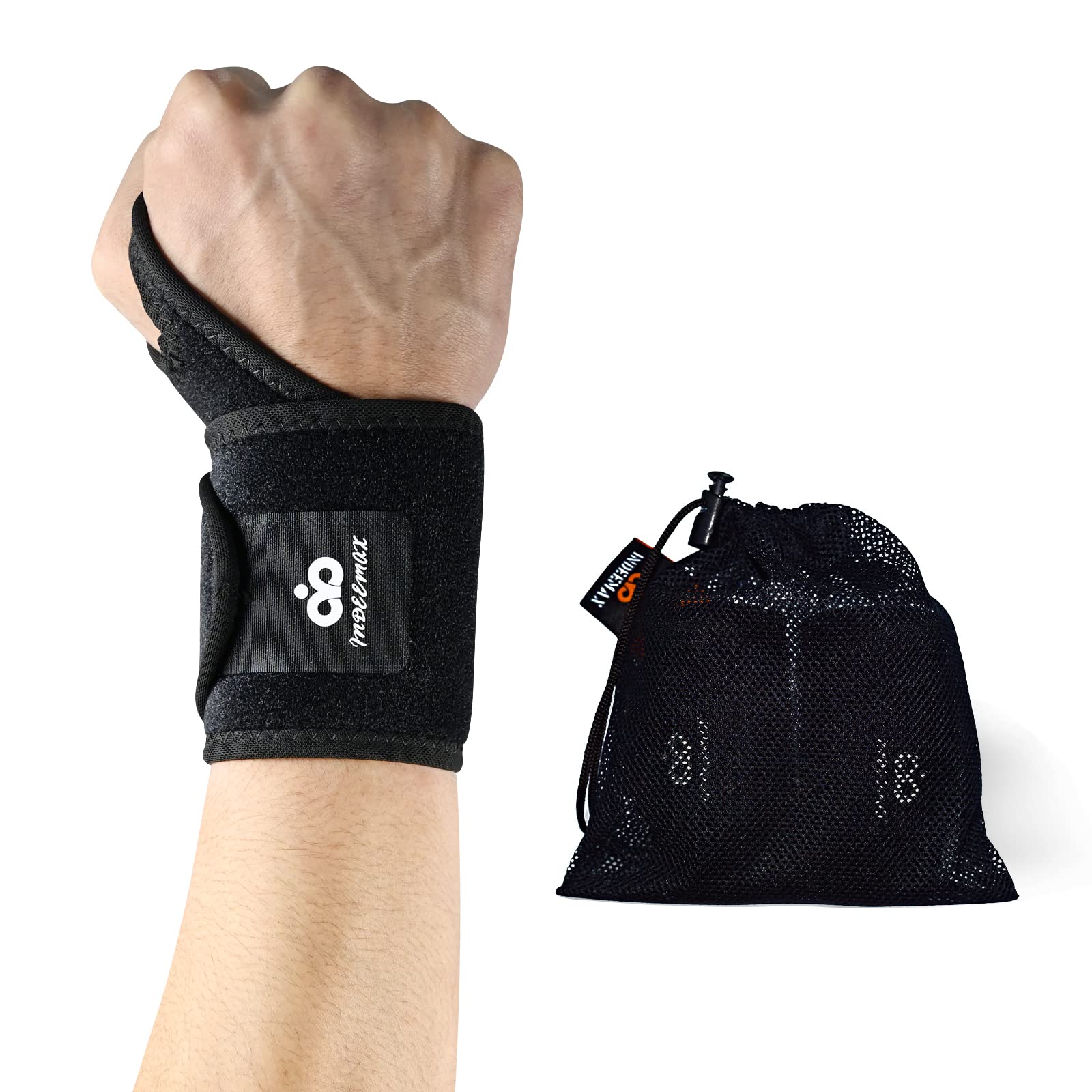 Buy INDEEMAX Copper Tunnel Wrist Brace 2 Pack, Adjustable Wrist Support for Pain , , Tendonitis