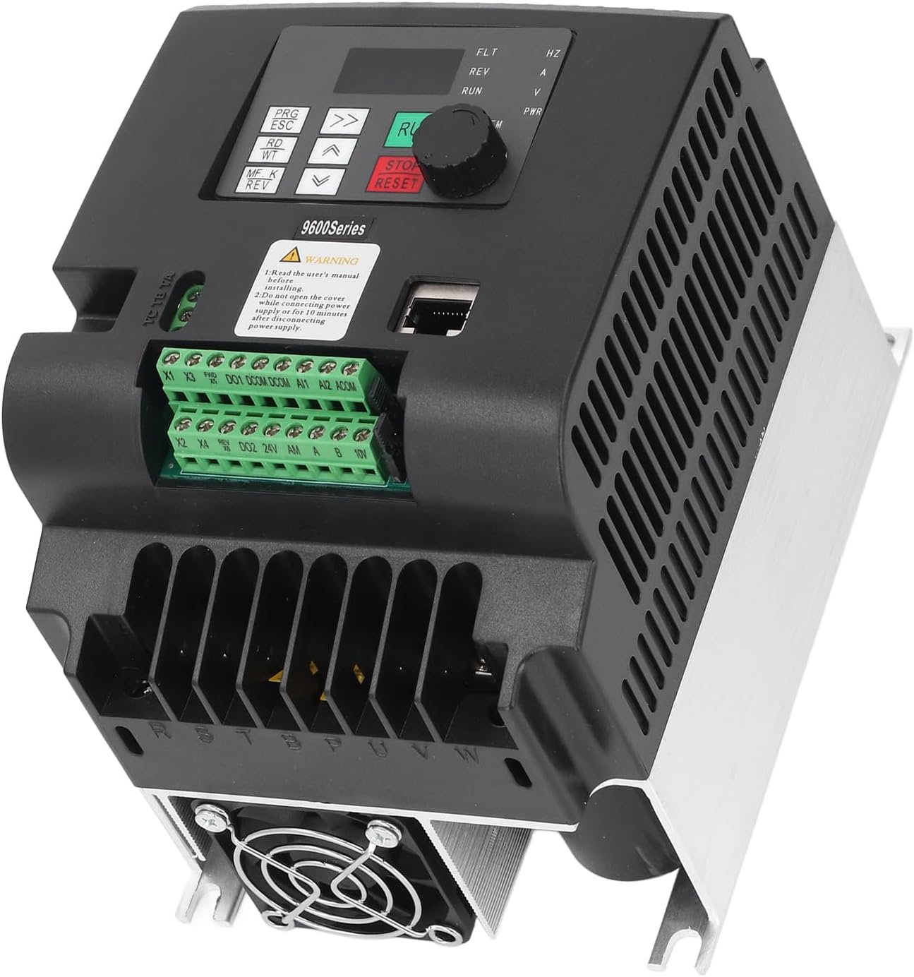 Vector Frequency Converter Micro Variable Frequency Drive Control Inverter 1PH Input 3PH Output 2.2KW for Automation Equipment