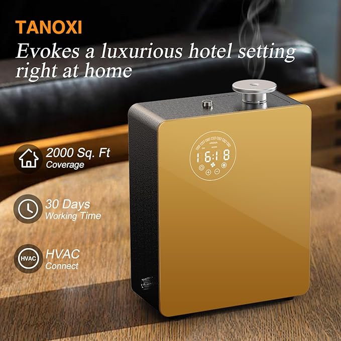 Difusor de Aromas Eléctrico Smart Waterless TANOXI Dorado miniatura 2