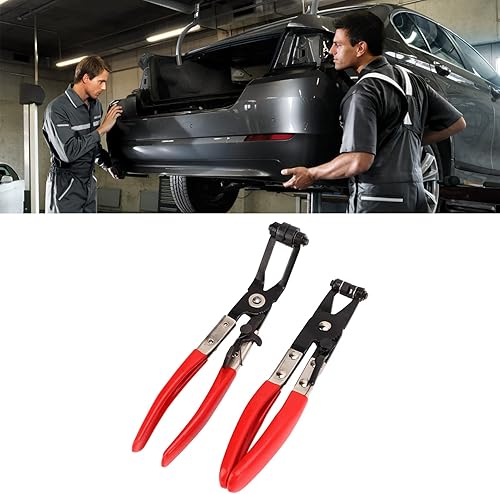 Miniatura 6 de Alicates de abrazadera de manguera, herramienta de extracción e instalación, 2 alicates de abrazadera de manguera de banda plana, alicates de clip