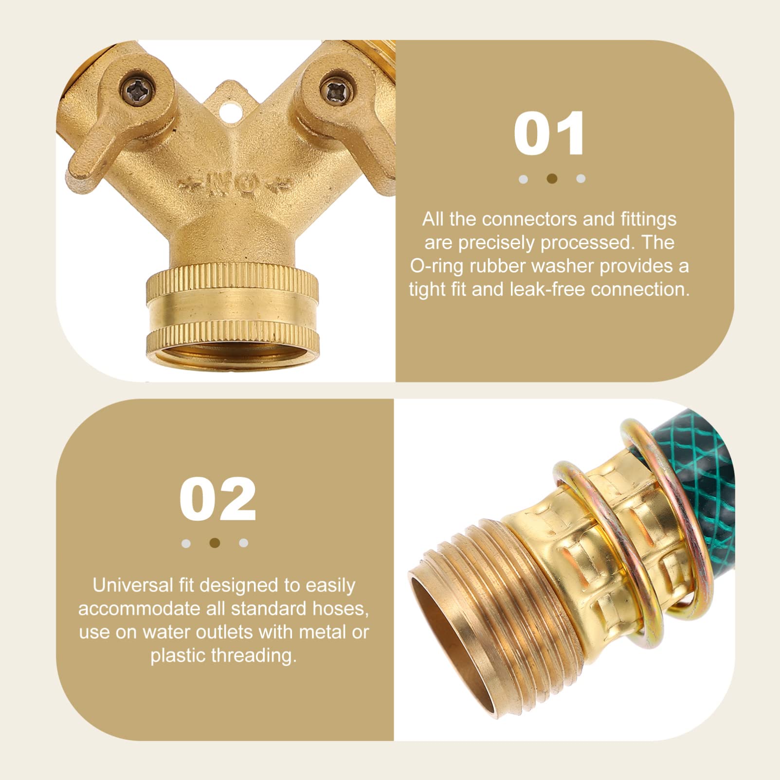 Adaptadores de grifo flexibles con rosca de hierro macho, juego de accesorios for conectores de manguera, conectores de línea de aire, conectores rápidos for manguera, juego de acoplador y enchufe de