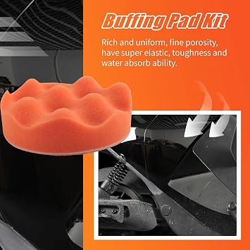 Gross Polishing Buffing Pad Kit Car Polishing Buffer Drill Adapter Tool