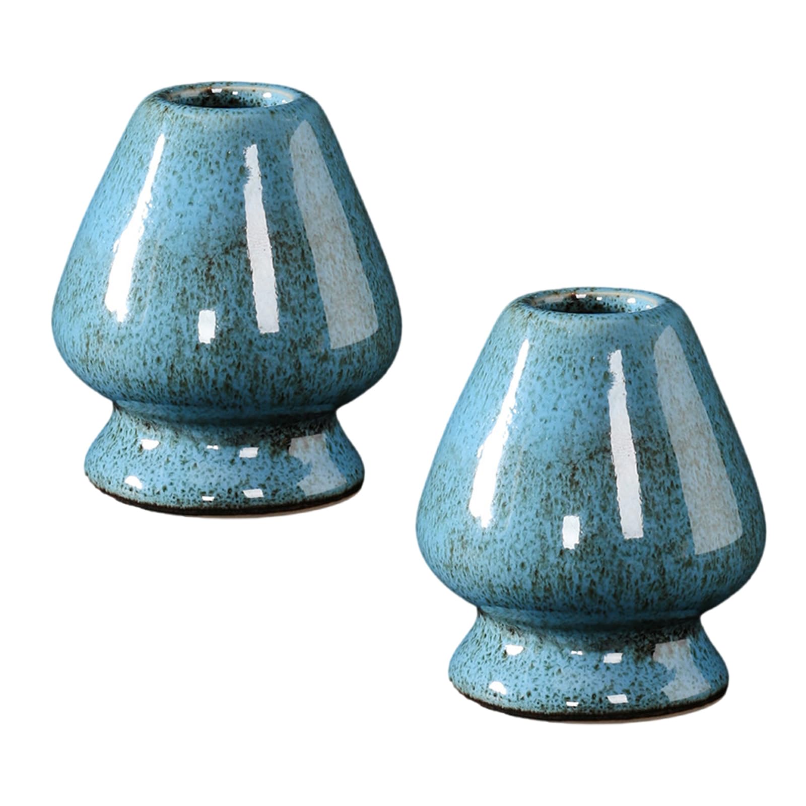 Ywmsfl Artisanal Ceramic Teas Whisks Stand for Japanese Teas Ceremonies Sturdy Chasen Holders Beginner Friendly
