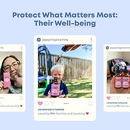 JoySpring Immune Drops - Kids Immunity Support Supplement with Organic Elderberry Liquid, Echinacea, Oregon Grape Root & Orange Peel for Ages 3-16+ Years & Adults | 1 fl oz (30 Servings)