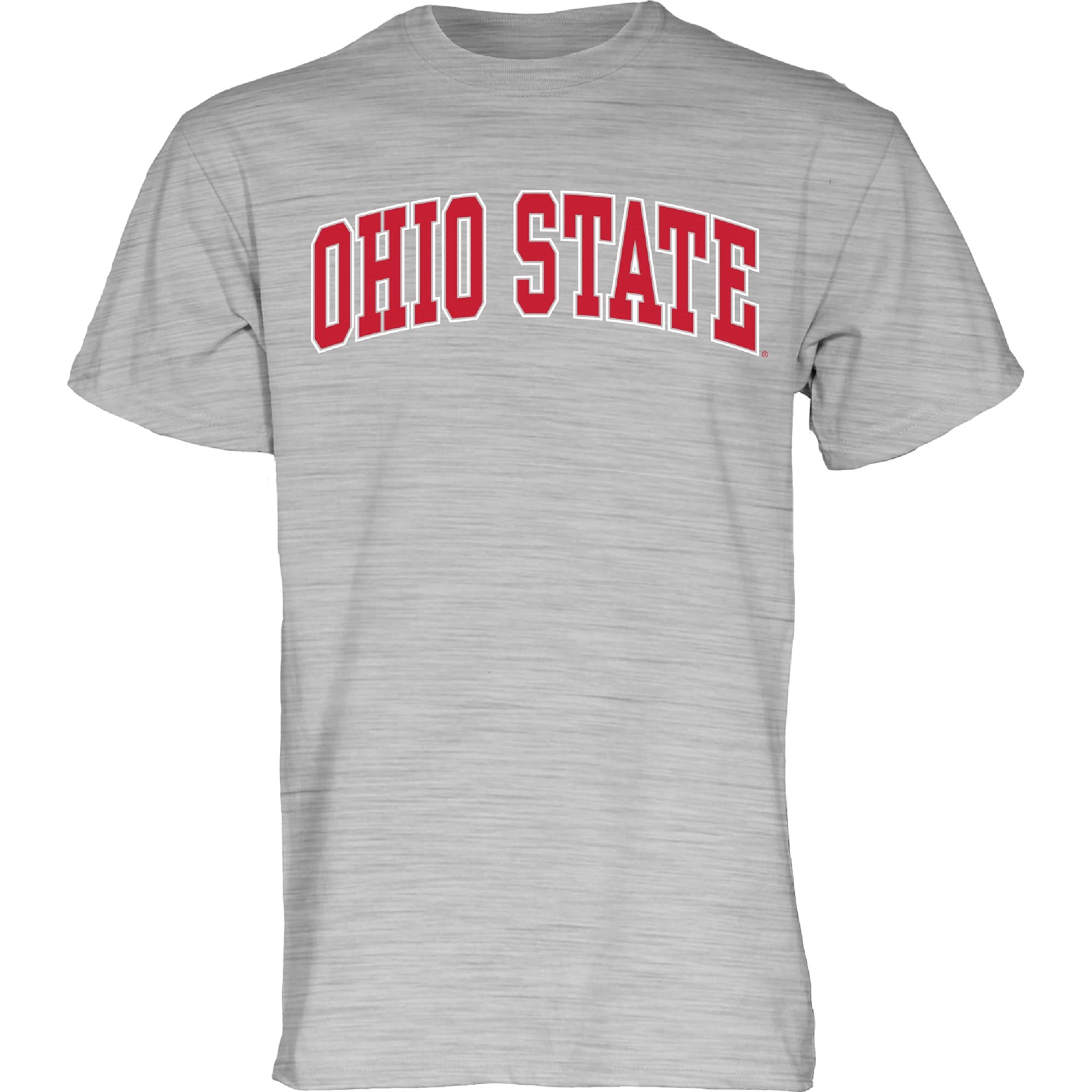 Blue 84 NCAA Ohio State Buckeyes Mens Arching Team Name Short Sleeve T Shirt, Ohio State Buckeyes Dark Heather, X-Large (TSGI_DH) โ image 1