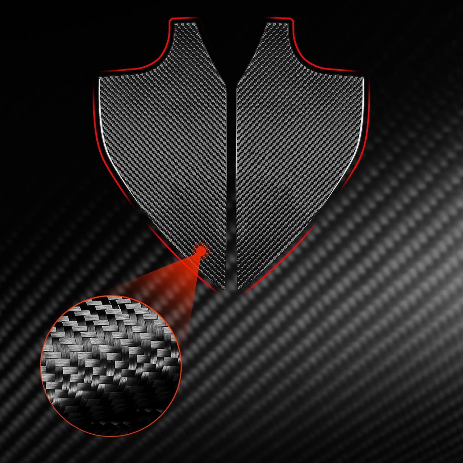 Real Carbon Fiber Compatible with Mercedes-Benz W463 G550 G63 AMG 2014-2018 2015 2016 2017 Accessories Door Groove Panel Cover Interior Trim Sticker Decal 2PCs