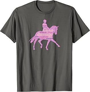 Dressage Gift for Equestrian Horseback Riding Horse Show T-Shirt - Buy now