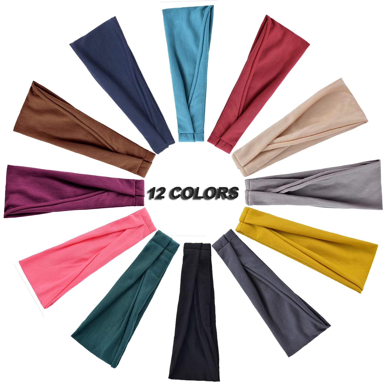 Bandeau Élastique De Yoga Doux Absorbant La Sueur Accessoires Pour - 11