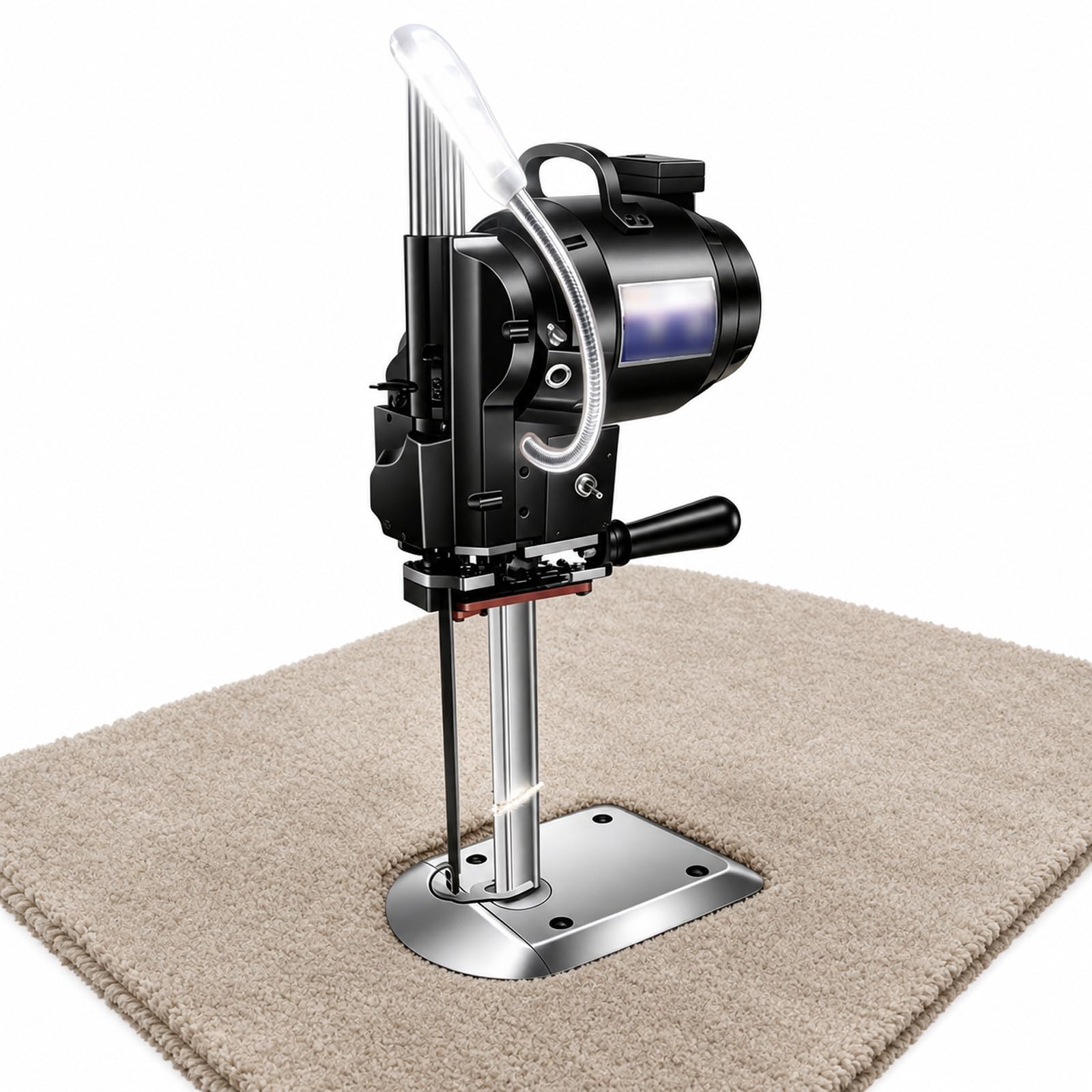 Macchina da Taglio Automatica per Tessuti, Tagliatessuti Elettrico Verticale, 10-inch