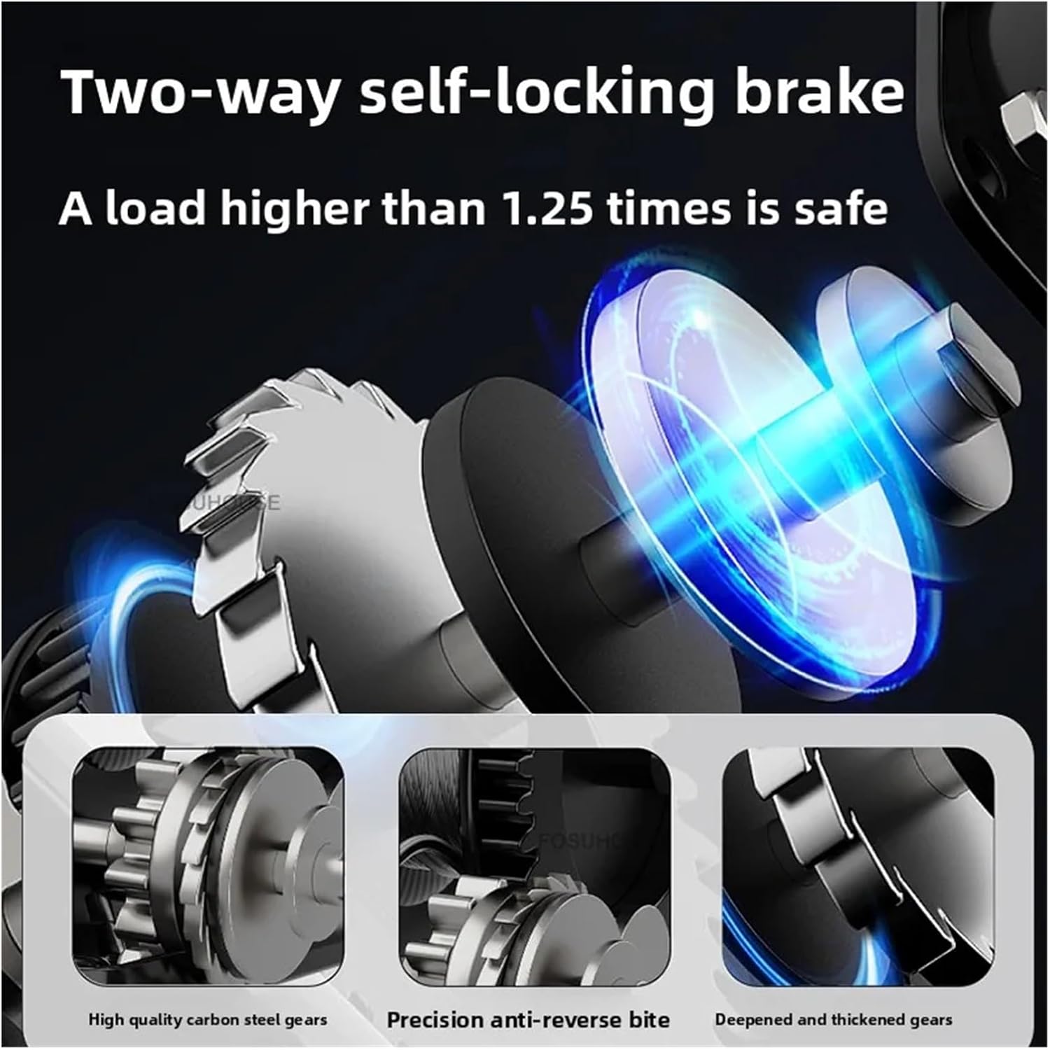 Hand Crank Winch, Manual Winches, Two-Way Self-Locking Hoist Creative Hand Winch Small Wire Rope Vehicle Trailer Portable,Boat Trailer Winches
