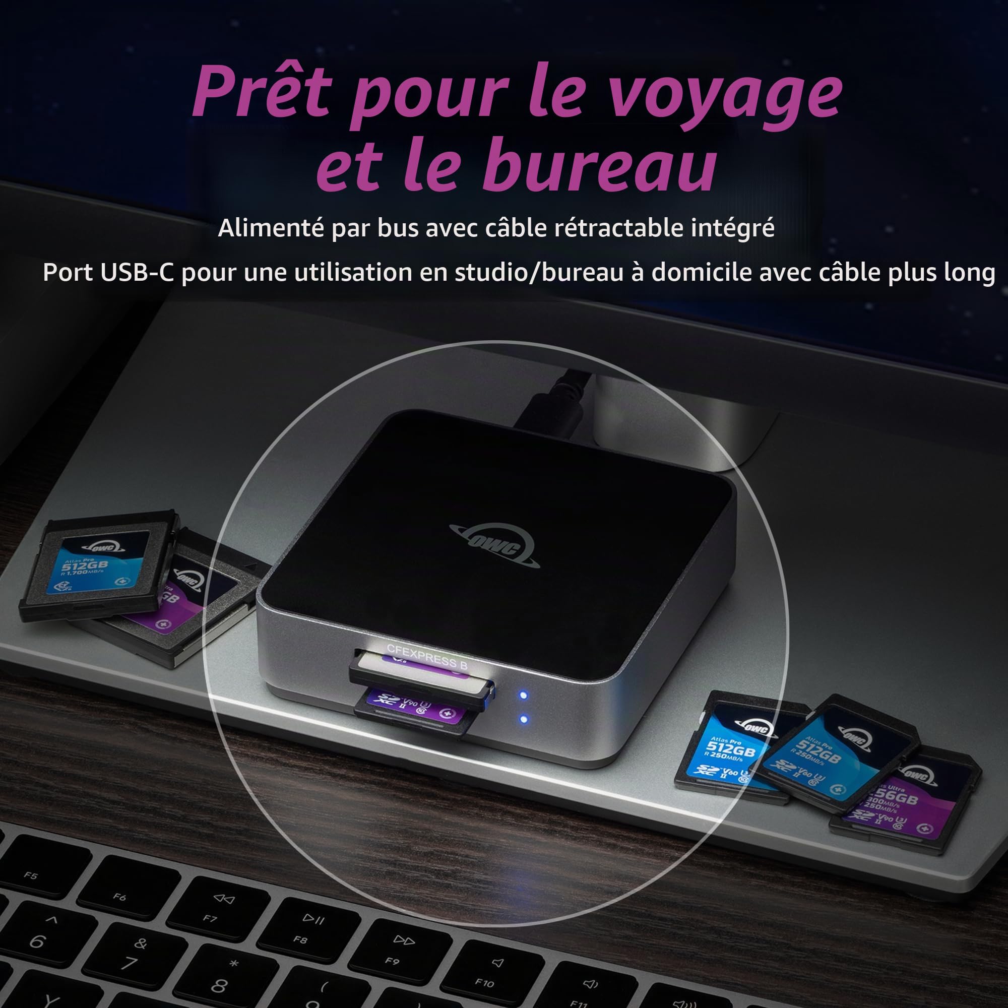 OWC USB-C Dual-Slot CFexpressTy.B Reader OWCTCCFXBSDRDR
