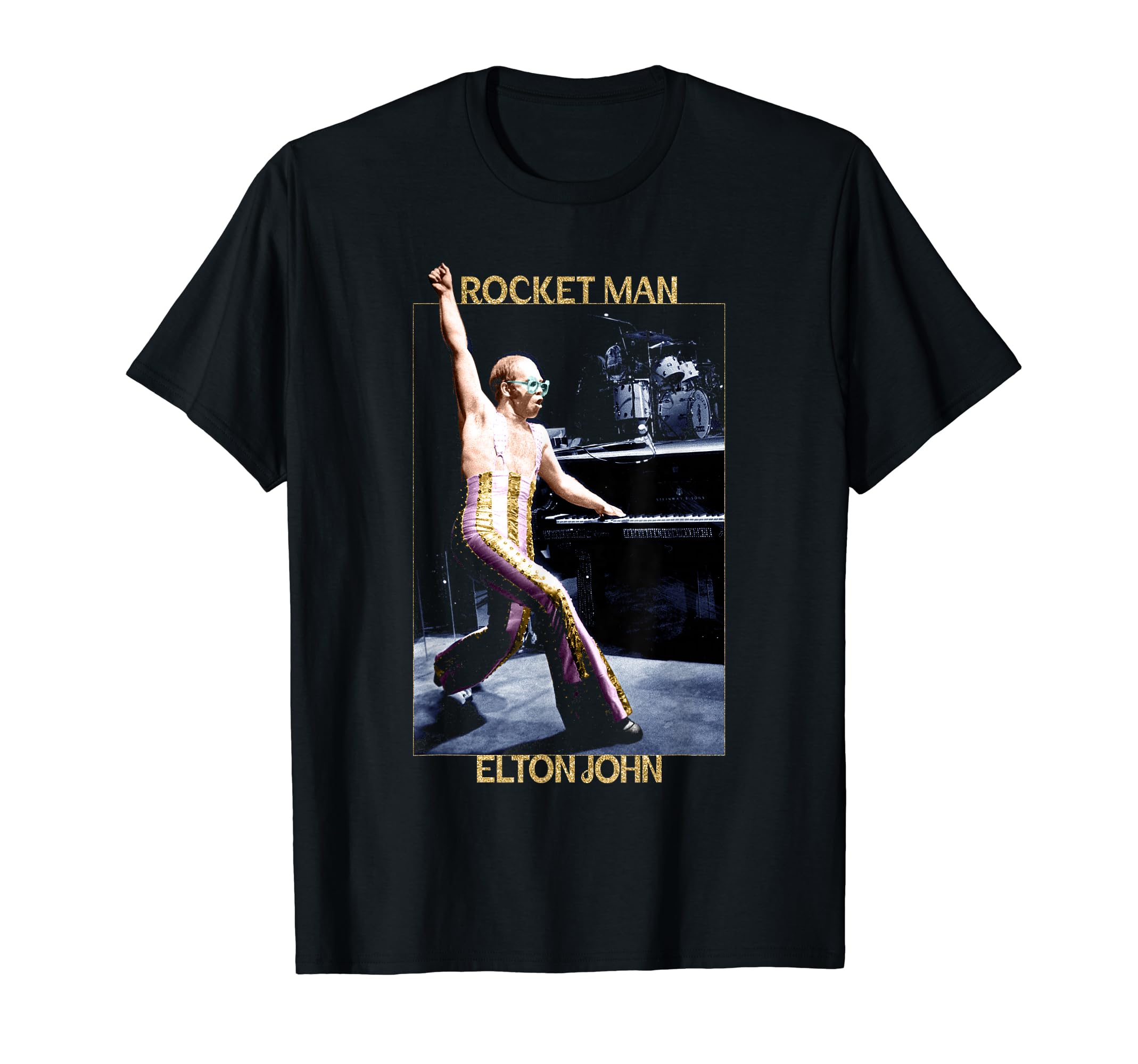 エルトン・ジョン Tシャツ XLサイズ 古着 90s Elton John 「The Big Picture Tour」 ツアー ロック