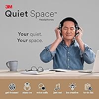 Vista 2 de 9.8 ft QUIETSPSIOC Quiet Space - Auriculares, color negro