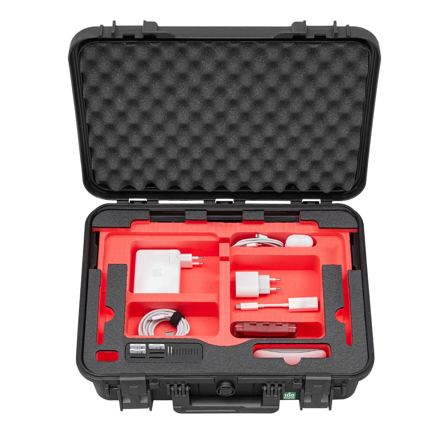TOMcase Custodia per MacBook Pro 14" (M1 – M5), robusta e impermeabile valigetta protettiva ECO (IP65) per laptop/notebook - Made in Germany (14")