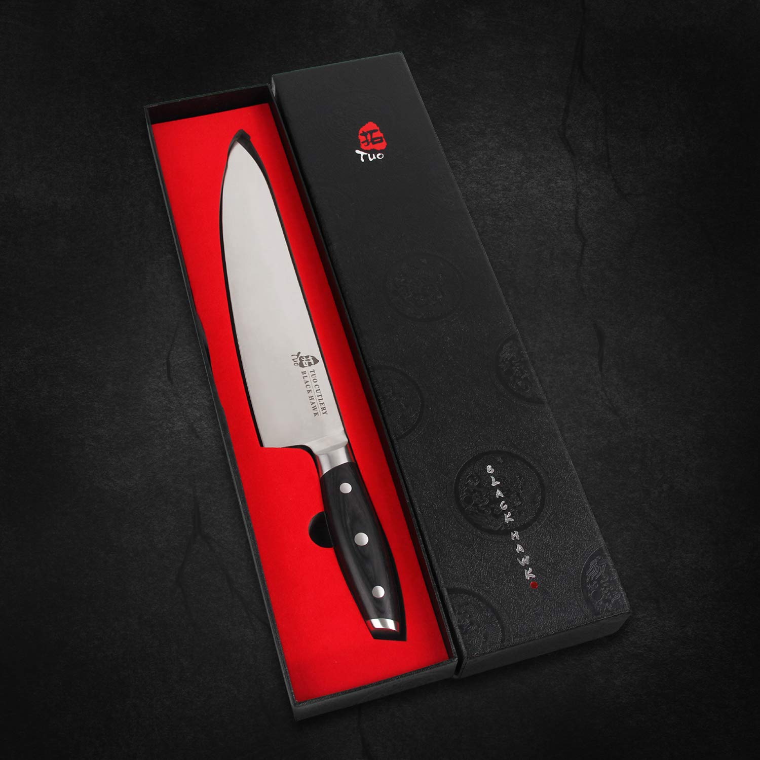 TUO Chef Knife 10 inch Kitchen Chefs Knives Professional Cooking Knife German HC Steel Full