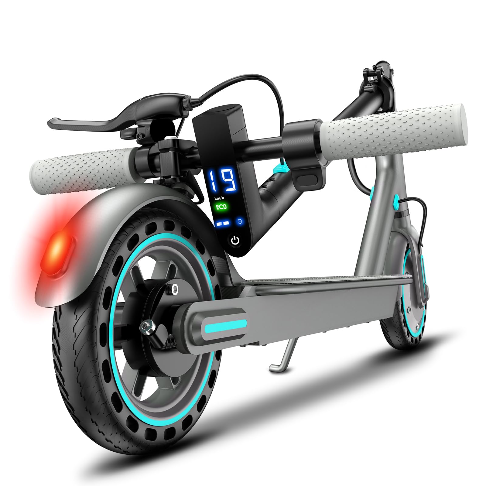 Electric Scooter Adult, 19/25 MPH Max Speed, 15-28 Miles Long Range, Foldable E Scooter with 8.5"/10" Tires, 350W/500W/600W Motor, Commuting Scooters with Dual Brakes 350W-7.8AH-15Miles-Blue