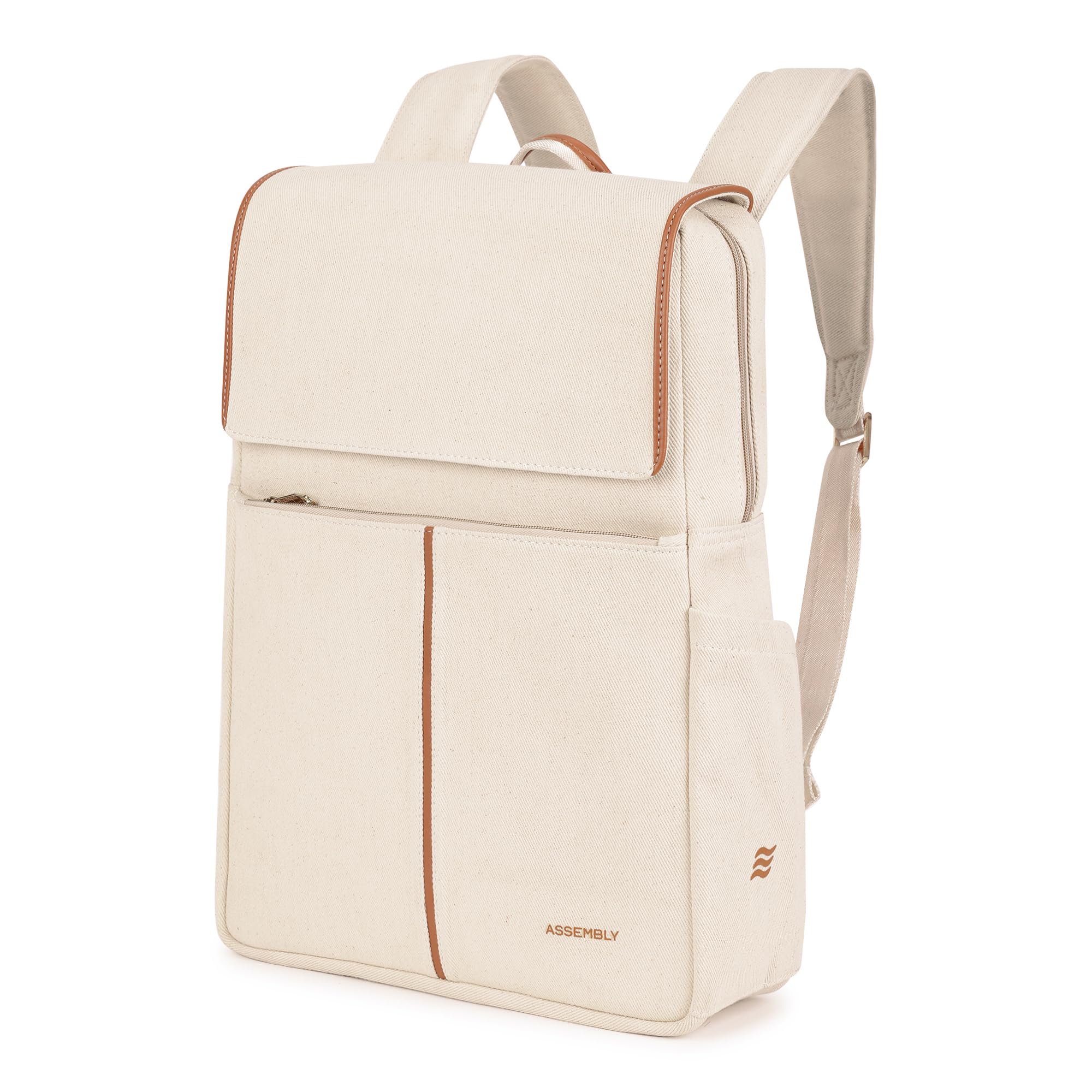 Assembly 15.6" Laptop Backpack with Luggage Sleeve for Travel, Work and Daily office use - Iris-image-45