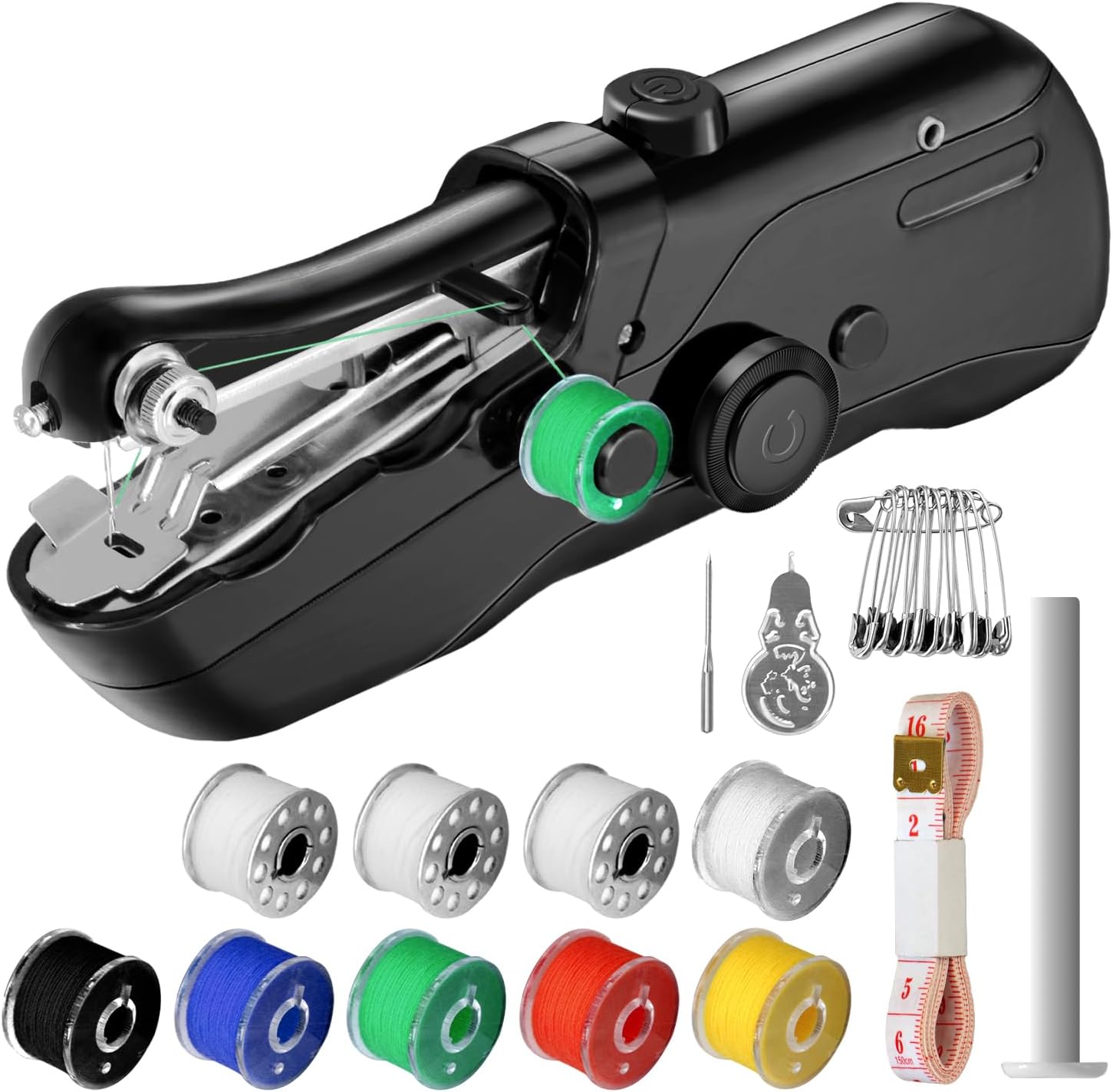 Handheld Sewing Machine,Mini Portable Electric Sewing Machine for Beginners Adult,Black - Amazon product rated Grade B
