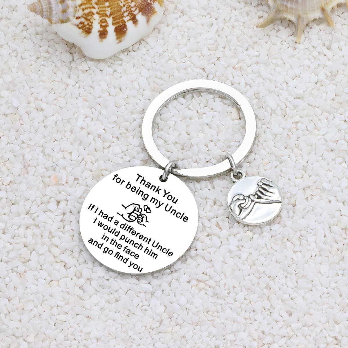 JETTOP Uncle Gifts -Funny Uncle Birthday Gifts from Niece Nephew Christmas Presents, Silver - Image 4