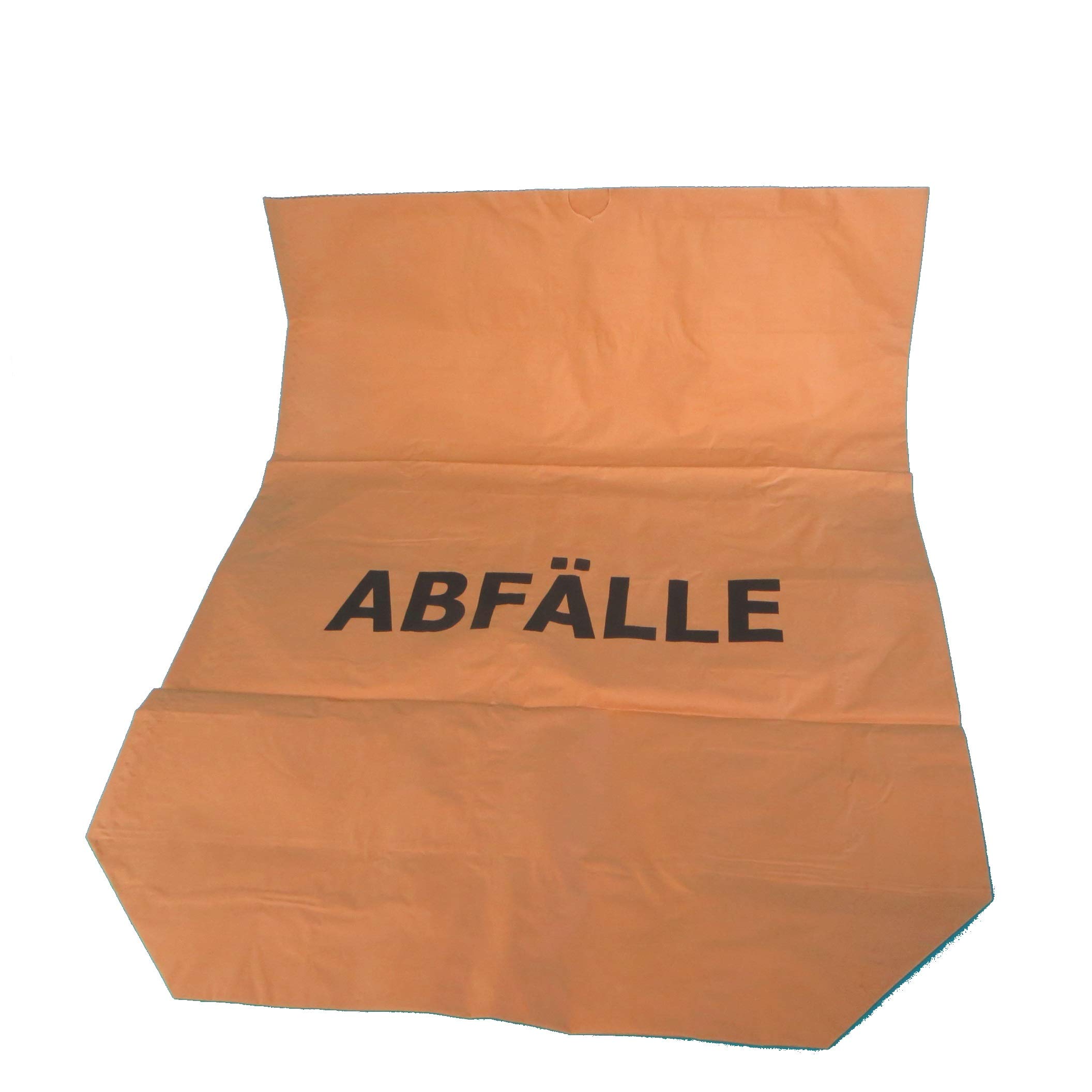 25 Bio Papiermüllsäcke Abfallsäcke Müllsäcke Mülltüten Papier 120l braun mit Aufdruck"Abfälle" 2-lagig 700x850mm