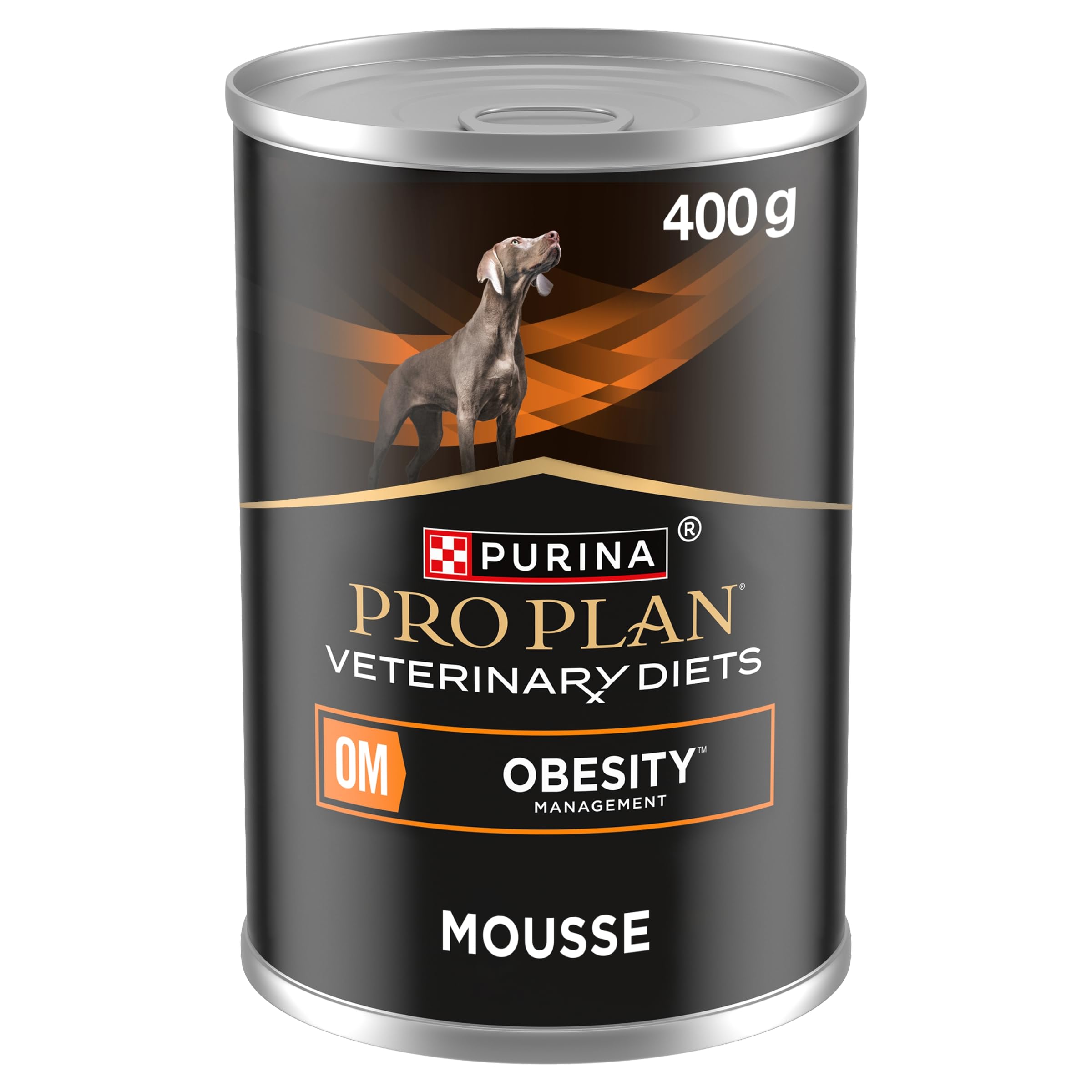 PRO PLAN VETERINARY DIETS OM Obesity Mousse Wet Dog Food 400g (Pack of 12)