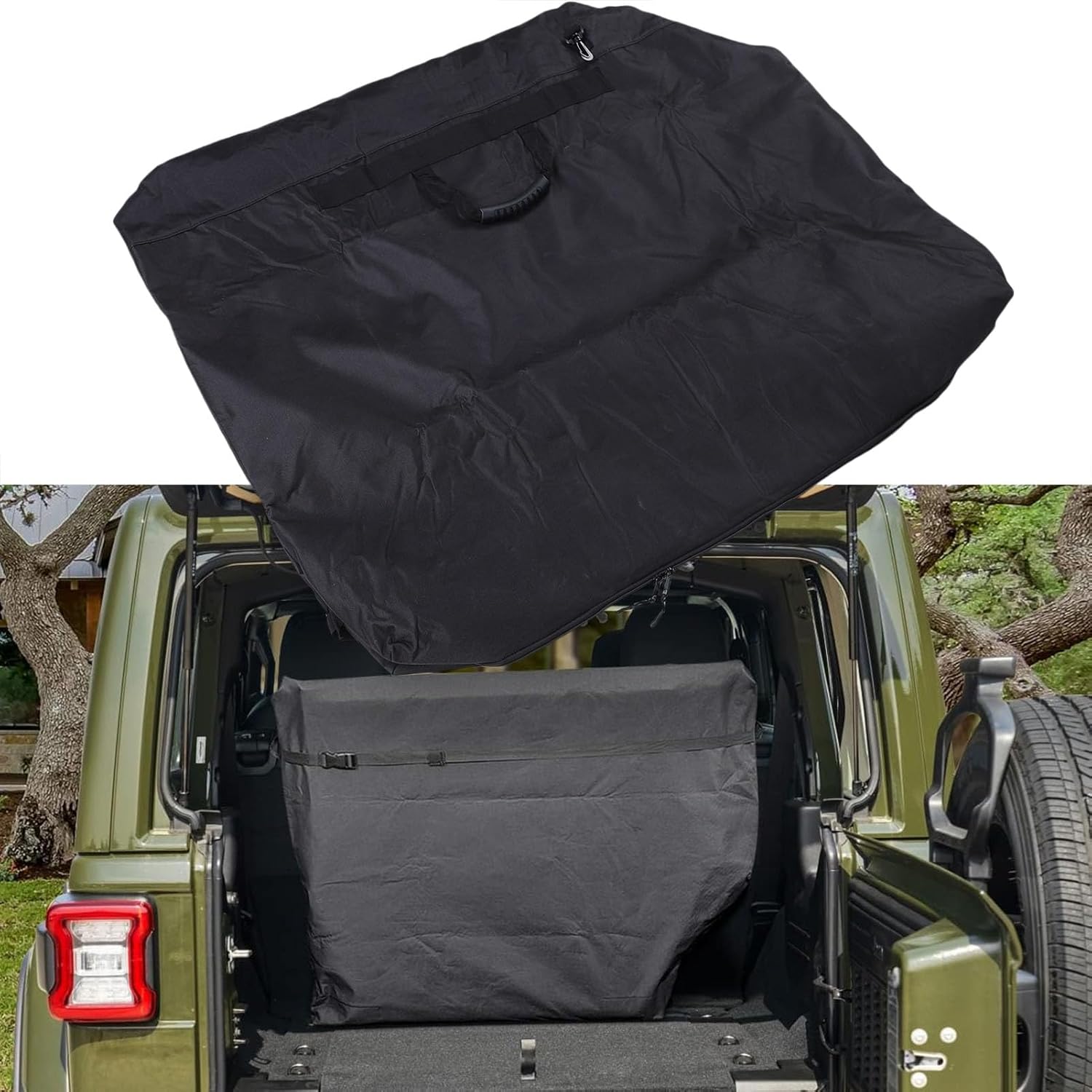 Hard Top Storage Bag Waterproofing Hardtop Roof Panel Storage Case Replacement for JK JKU JL JLU Sports Sahara