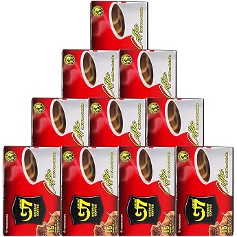 Trung Nguyen Vietnamese Instant Coffee Papa Vo Pack of 10 10 x 30 g