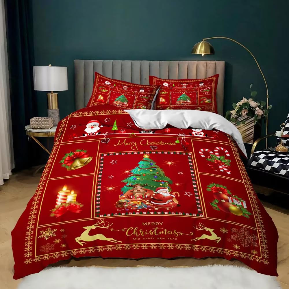 Parure de lit de Noël 140x200, le cadeau idéal pour enfants et adolescents