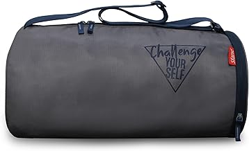 Sfane Sports Gym Bags (Grey & Blue)