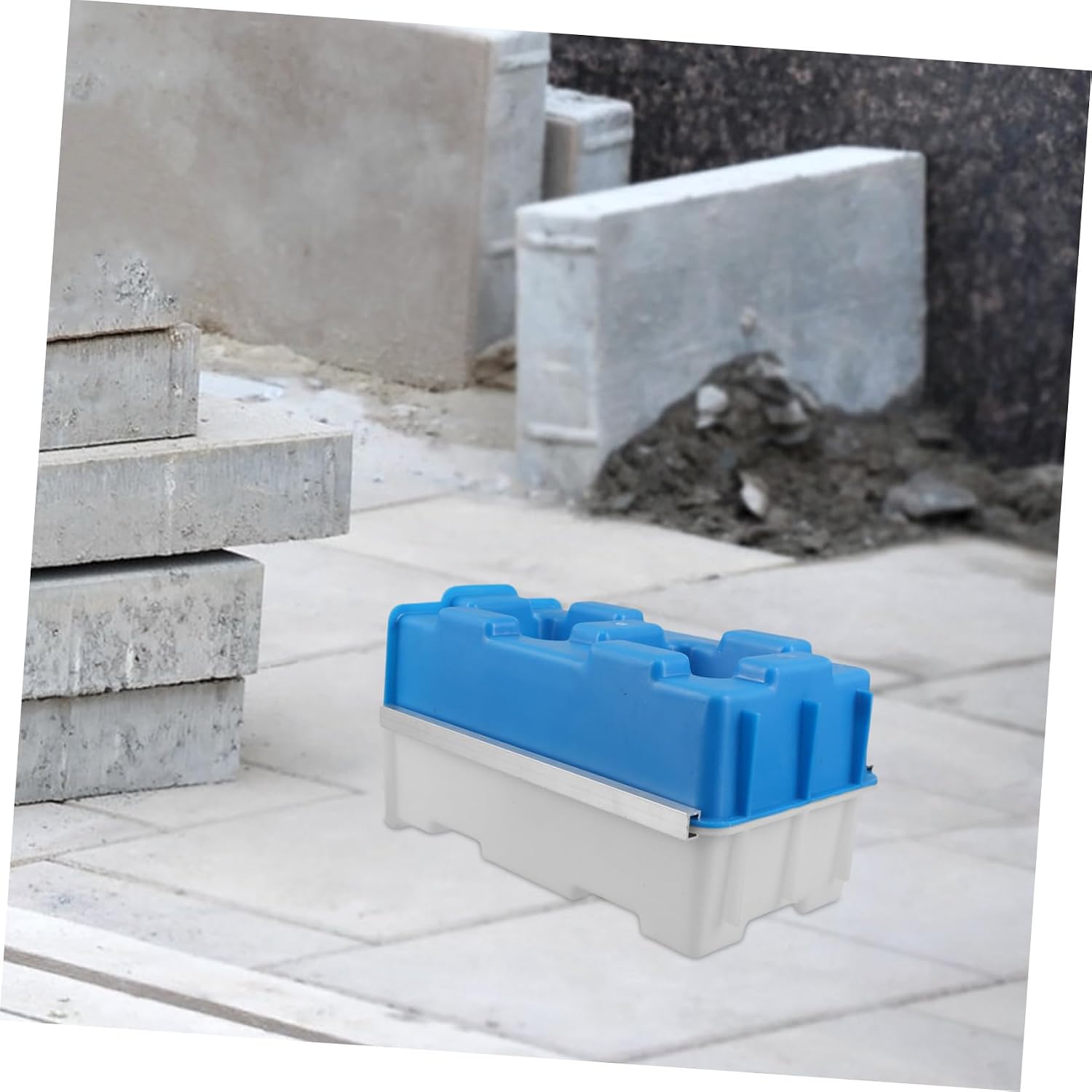 Concrete Brick Mold for Walls, Plastic Interlocking Cement Brick Form 12.4x7.5x6.8 Inch, DIY Garden Wall and Fence Paver Mold for Outdoor Landscaping