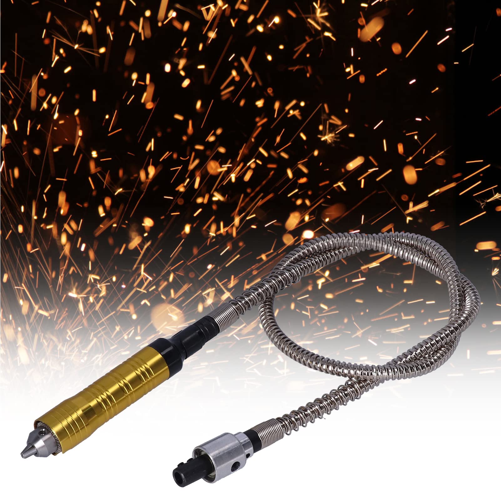 Klanata Heavy Duty Flex Shaft, 42 Inch Flexible Polishing Chuck for Rotary Grinder Tool, Suitable for Professional Applications