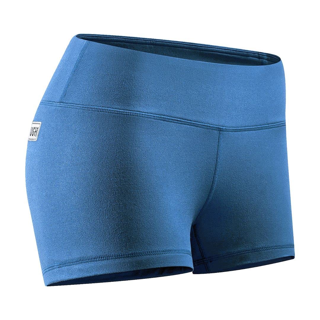 Tough Mode Women's Mid Rise 3'/ 5' Athletic Running Workout Shorts Active Yoga Volleyball WOD Compression Short Booty