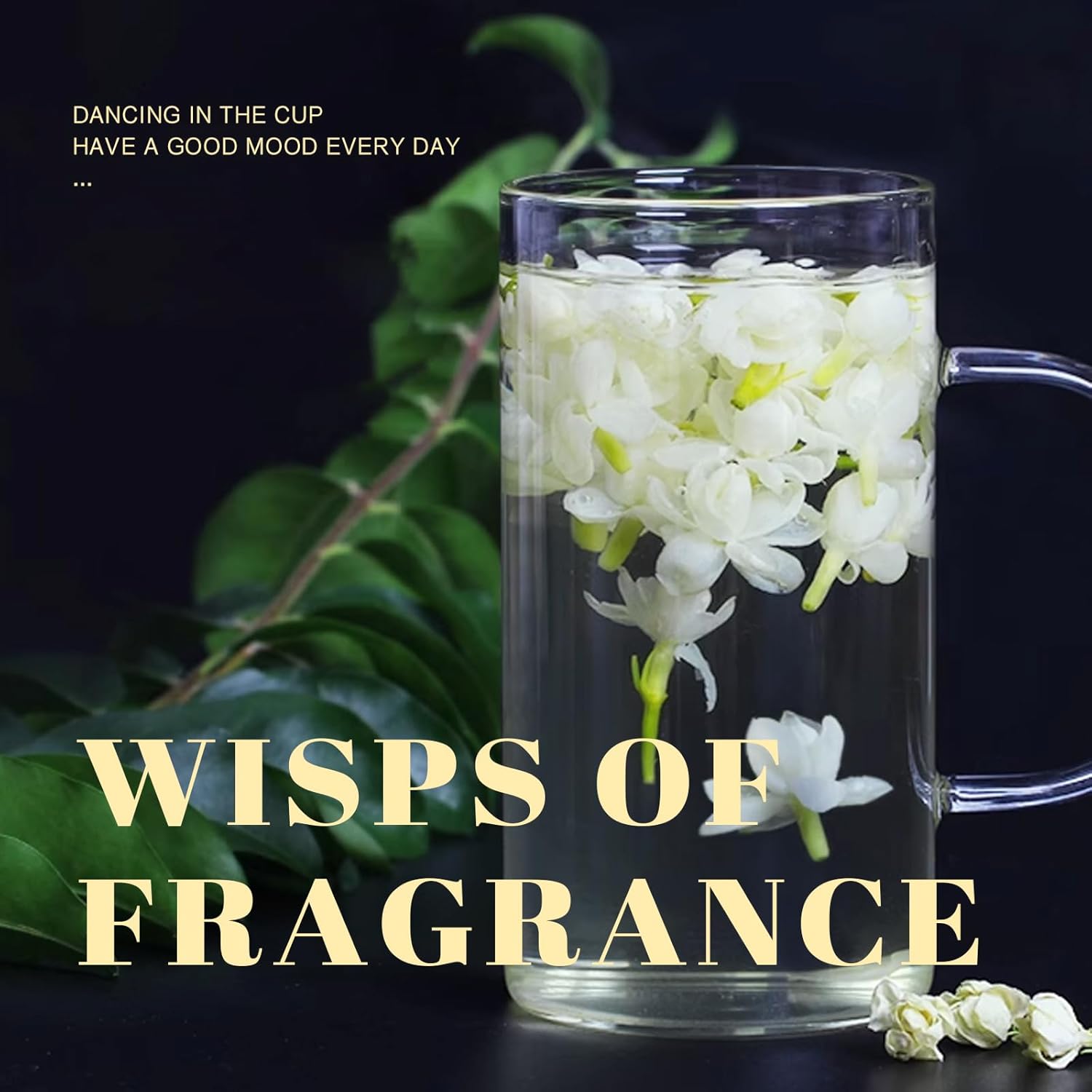 Premium Dried Jasmine Flowers for Tea (3.52oz/100g) - Non-GMO Loose Leaf - Fragrant Edible Jasmine Buds, No Additives, Caffeine-Fre - Image 7