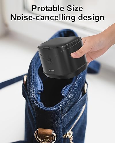 Miniatura 5 de BCOM Limpiador de joyas, limpiador ultrasónico profesional portátil de 46 kHz para retenedores dentales, protector bucal, reloj, anillo, máquina