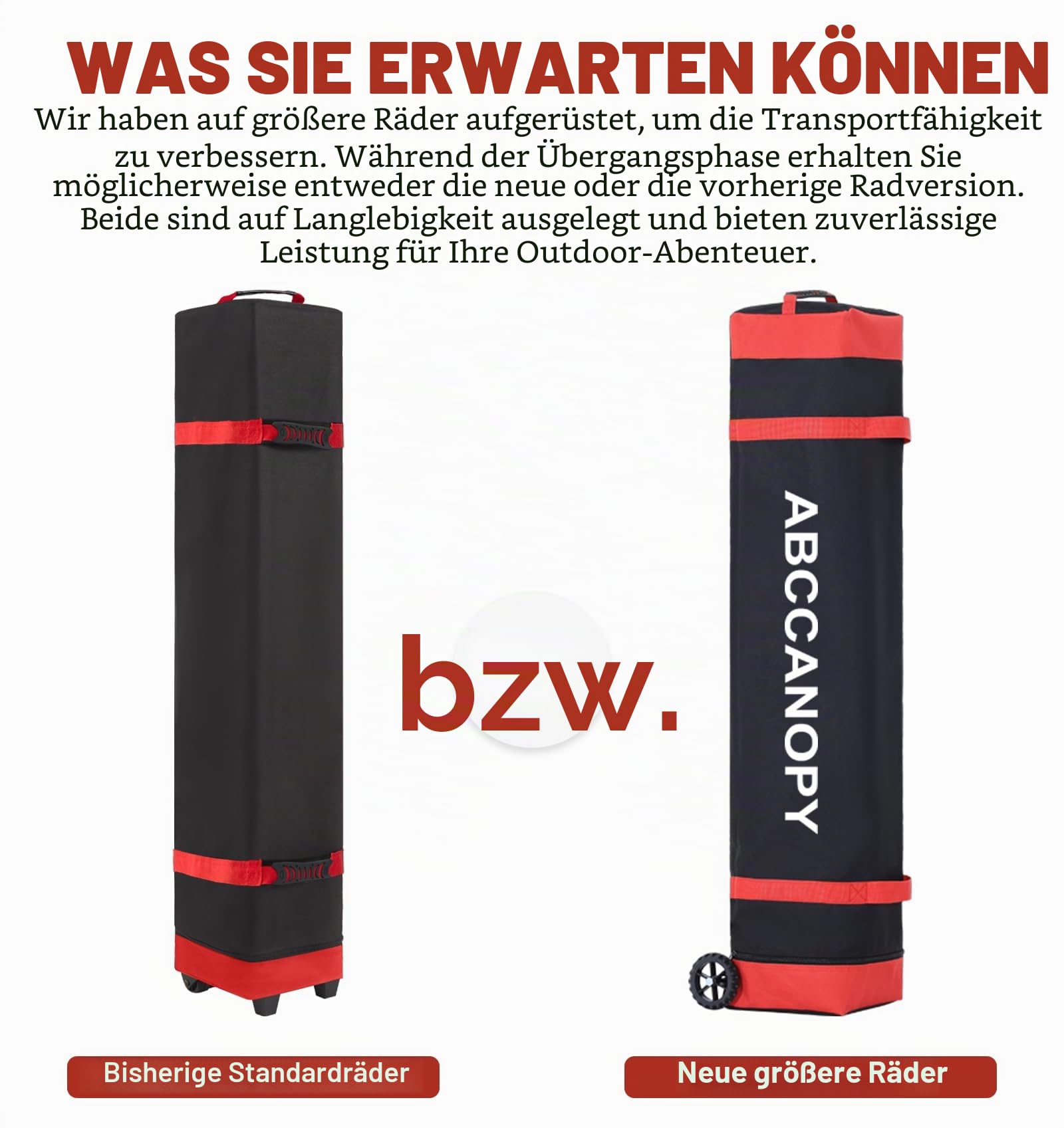 ABCCANOPY Faltpavillon UV50+ mit 2 Seitenwänden, Gelb 300 cm | 500D Polyester,wasserdicht, 4 Sandsäcke & Rolltragetasche – für Garten & Camping