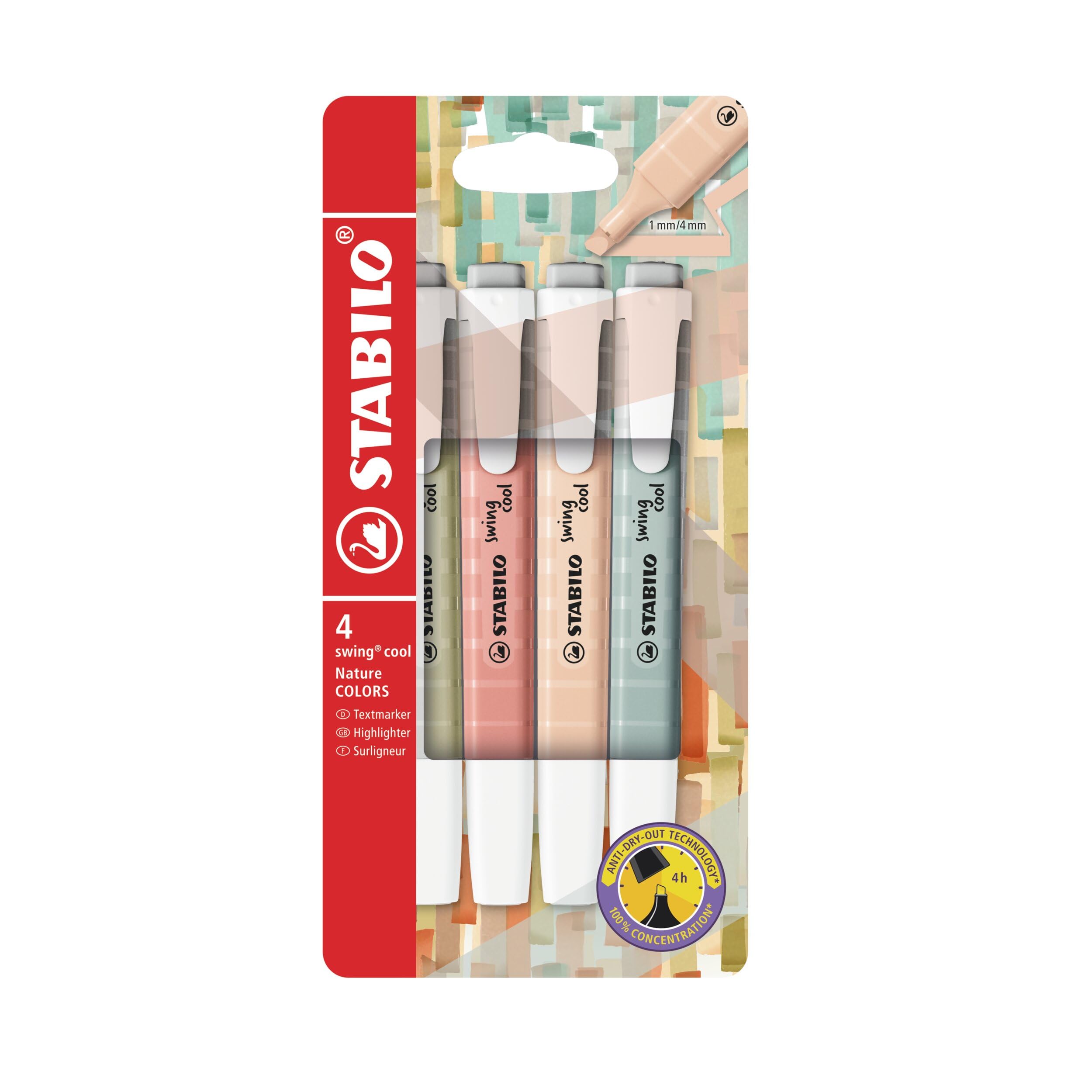 STABILO - highlighter - swing cool NatureCOLORS