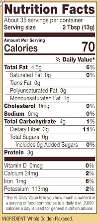 Bob's Red Mill Golden Flaxseed Meal, 16oz (Pack of 1) - Non GMO, Vegan, Paleo Friendly, Keto Friendly, Kosher