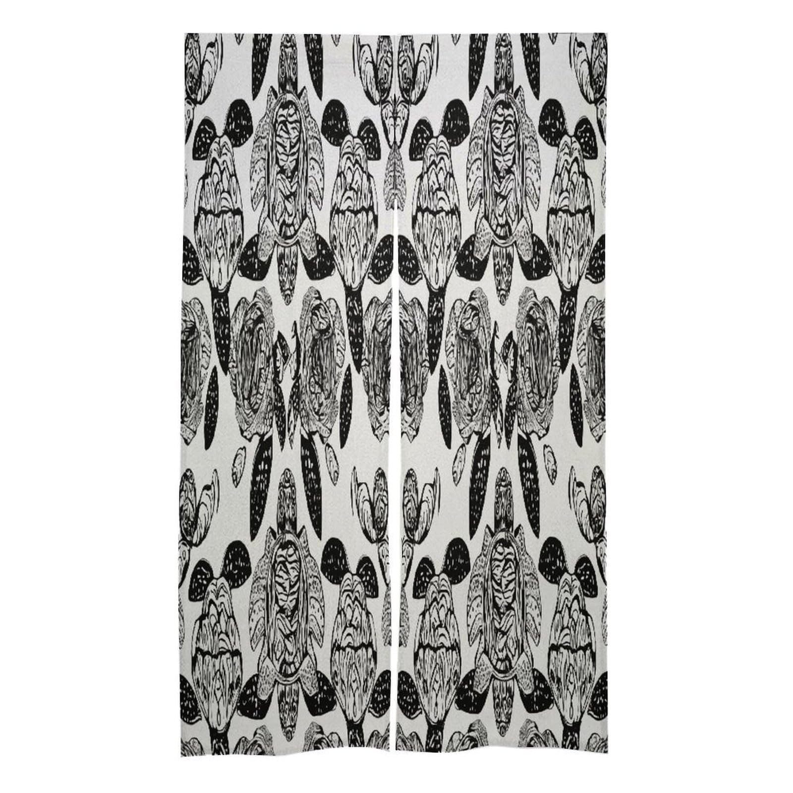 LZQPOEAS Animals Sea Turtles Door Curtain Treatment Door Tapestry Japanese Style Doorway Curtain Privacy Thermal Insulated Doorway Window Curtains for Home Restaurant Decor