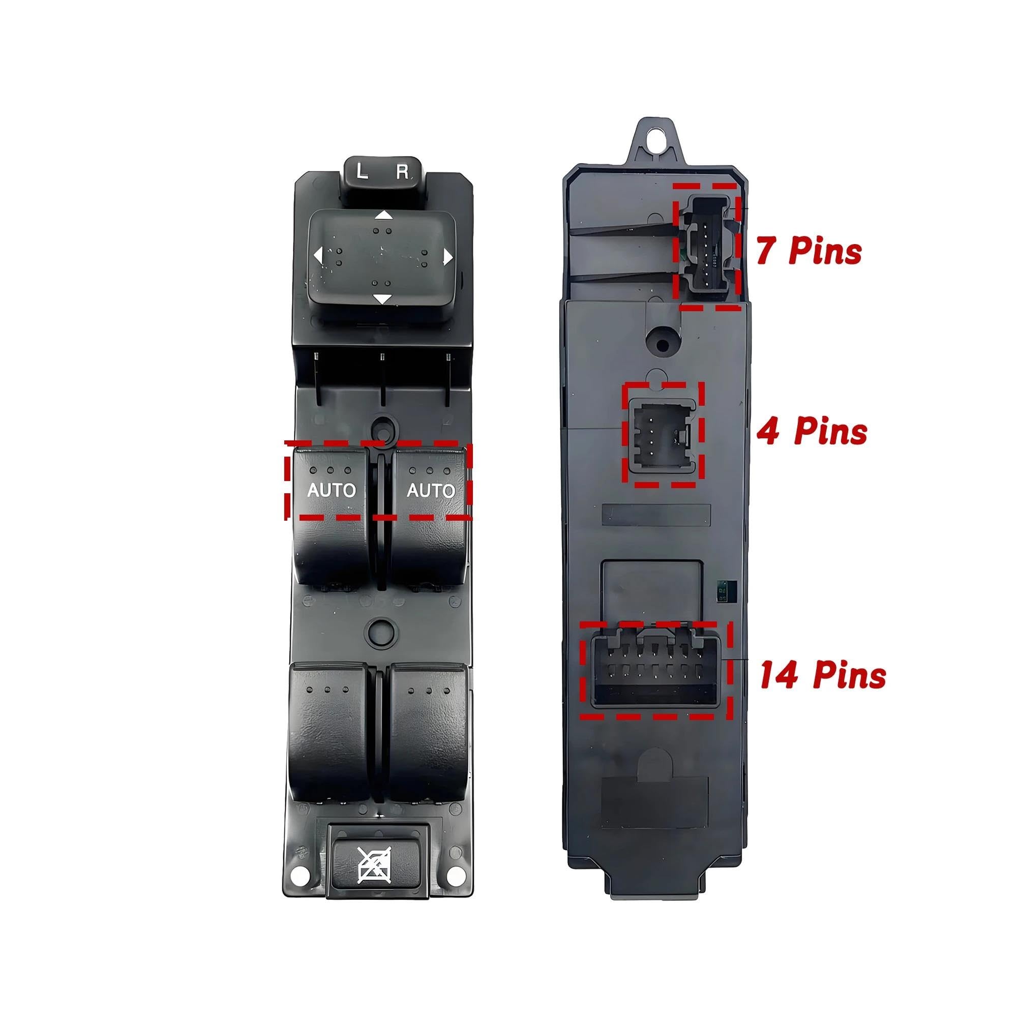 Luci di Stop Posteriori per Chevrolet Suburban 2000-2006 Terza Luce di Stop Centrale con Montaggio Alto, Lampada di Ricambio OEM: 15170955