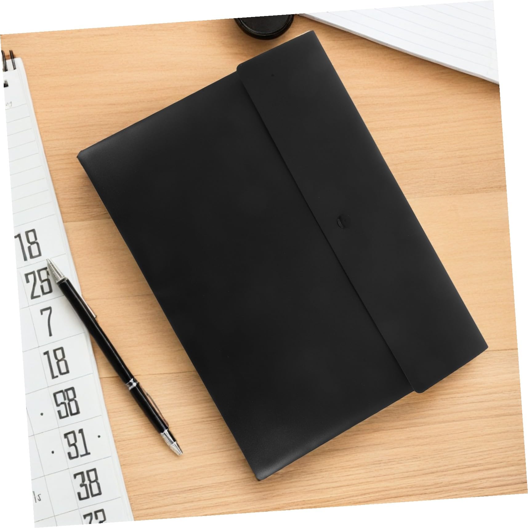 10 Pezzi Buste Documenti Plastica con Bottone Chiusura Scatto Organizer Resistenti Impermeabili per Ufficio Scuola e Business Porta Documenti Eleganti e Funzionali