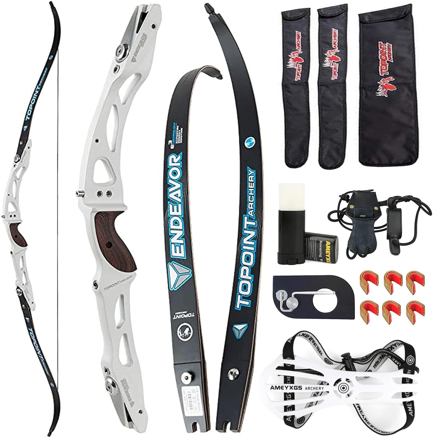 ILF Recurve Bow 66/68/70 Inch Takedown Bow for Adult Youth 18-44lbs,Takedown Recurve for Athletic Competition,ILF Bow Riser& Limbs,Right Handed