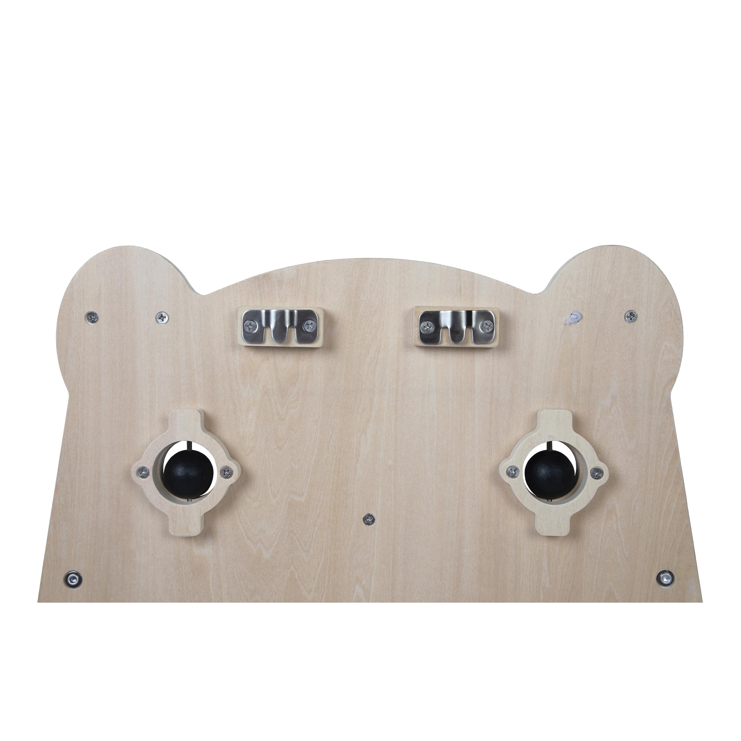 Janod Busy Board Ourson, 20 attività, Grande Tavolo di attività in Legno, Ottime per Lo Sviluppo della motricità fine, la curiosità e la destrezza, Altezza 60 cm, da 18 Mesi, J05162