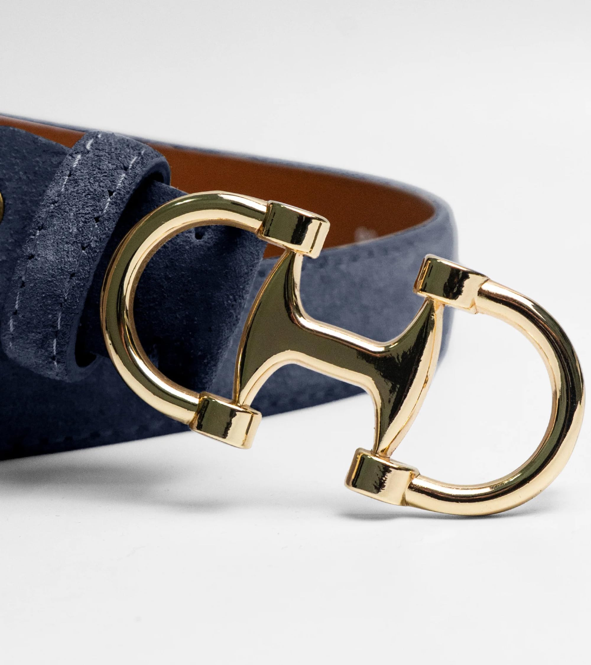 GLOVE STORY Ceinture Cuir Femme - Boucle Élégante - Pour Robe, Jean, Tailleur et Pantalon - Coffret Cadeau - Expertise du Cuir Depuis 1996