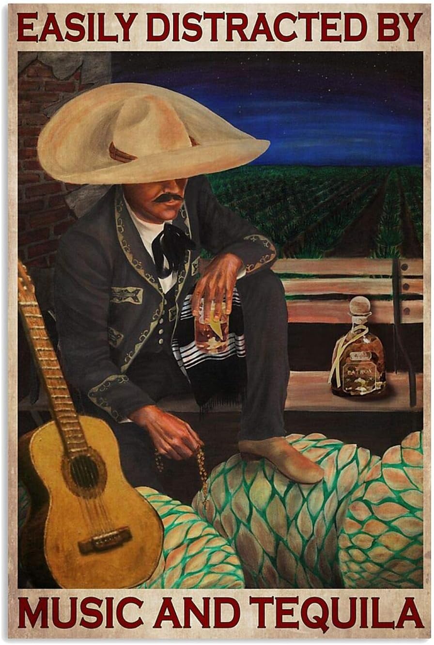 Gearsly Mariachi Man Easily Distracted by Music and Tequila
