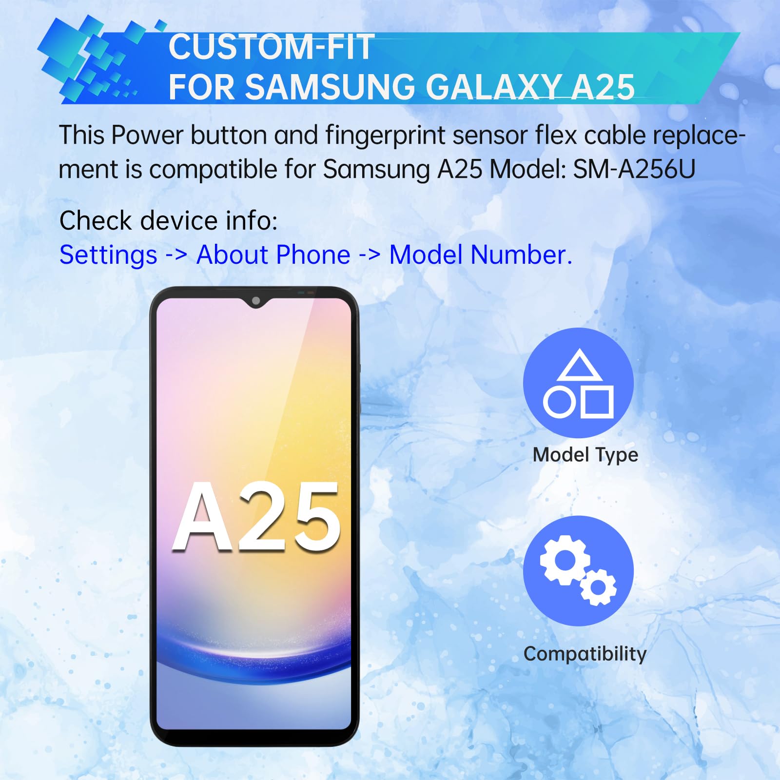 Amazon.com: BESJMYT for Samsung Galaxy A25 Power Button and