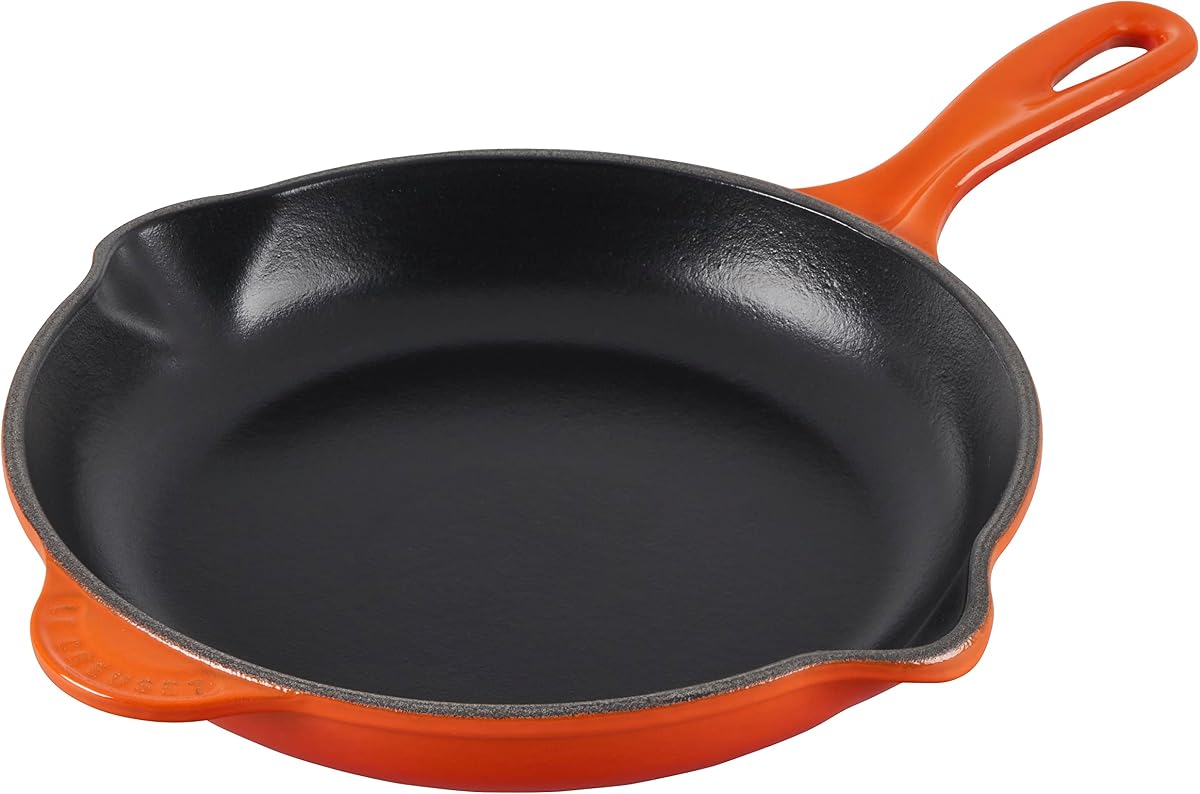 Enameled Cast Iron Classic Skillet, 9", Flame