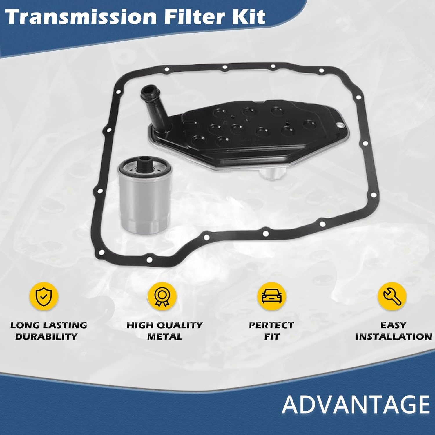 45RFE 545RFE 65RFE 66RFE (2WD) 68RFE(4WD) Automatic Transmission Oil Filter kit Fits for ASPEN COMMANDER DAKOTA DURANGO GRAND CHEROKEE LIBERTY RAIDER RAM 1500 2500 3500 Replaces# 05013470AA