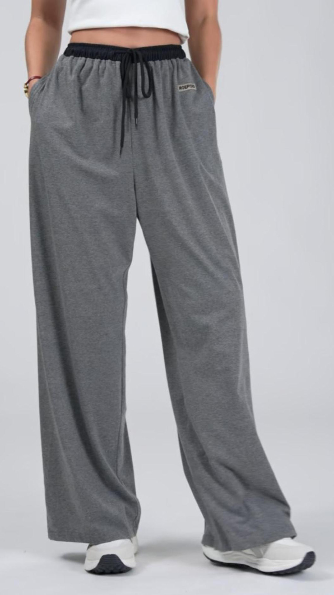 Amazon.com: DERAX Women's Wide Leg Pant High Waisted Drawstring